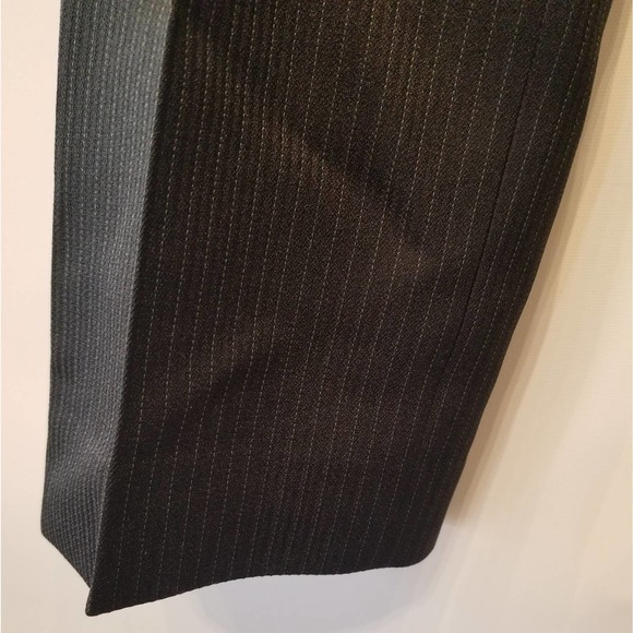 Boy's Black Dress Pants Pin Stripe Size 8 - Picture 5 of 13